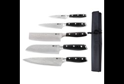 Tsuki Messertasche + 5 japanische Messer